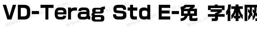 VD-Terag Std E字体转换